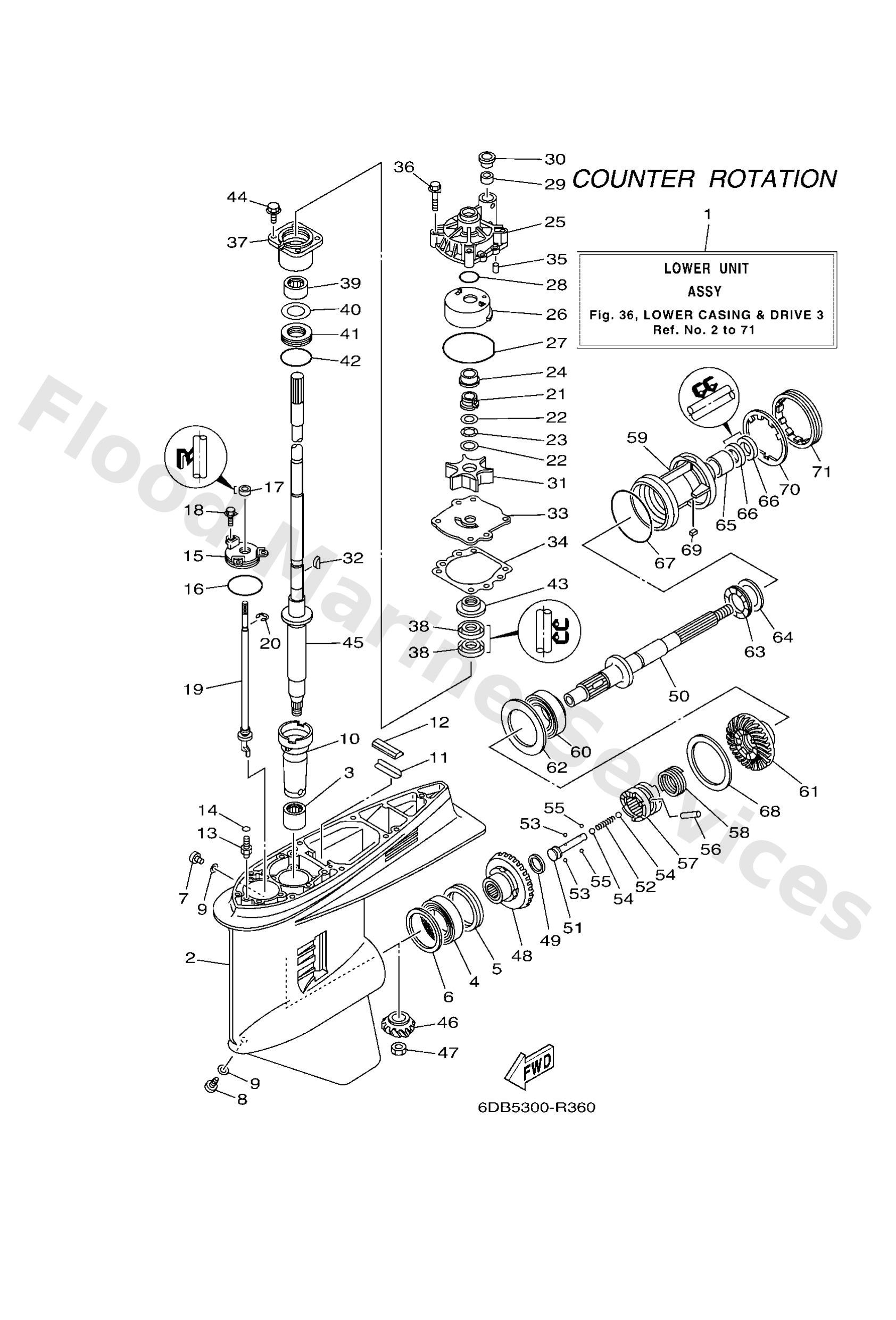 Yamaha 6DB455700000 Gear 2 (26t)