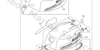 Genuine Yamaha Top cowling w/o graphics