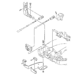 Yamaha 6DR485010100 Remote cont. attachment assy.