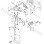 Genuine Yamaha 6DV441201200 - Handle gear shift assy - Supplied by Flood Marine