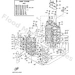 Genuine Yamaha 60F15100001S - Crankcase assy - Supplied by Flood Marine