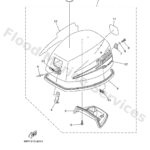 Genuine Yamaha 60NG2610004D - Top cowling ass’y - Supplied by Flood Marine