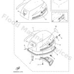 Genuine Yamaha 60SG26108000 - Top cowling assy - Supplied by Flood Marine