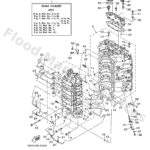 Genuine Yamaha 60V15100011S - Crankcase assy - Supplied by Flood Marine
