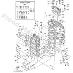 Genuine Yamaha 60V15100021S - Crankcase assy - Supplied by Flood Marine
