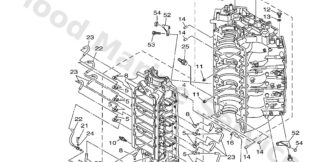 Genuine Yamaha 60X15100011S - Crankcase assy - Supplied by Flood Marine