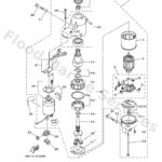 Genuine Yamaha 60X818000000 - Starting motor assy - Supplied by Flood Marine