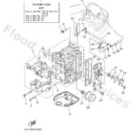 Genuine Yamaha 67C15100011S - Crankcase assy - Supplied by Flood Marine