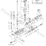 Genuine Yamaha 67C45300214D - Lower unit assy - Supplied by Flood Marine