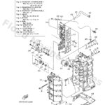 Genuine Yamaha 67F151000300 - Crankcase assy - Supplied by Flood Marine