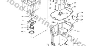 Genuine Yamaha Cover, upper casing