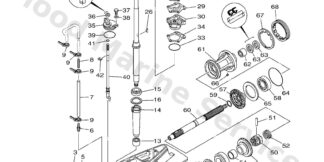 Genuine Yamaha 67F45301008D - Casing, lower - Supplied by Flood Marine
