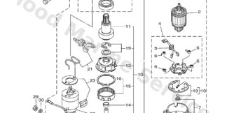 Genuine Yamaha Pinion Assembly