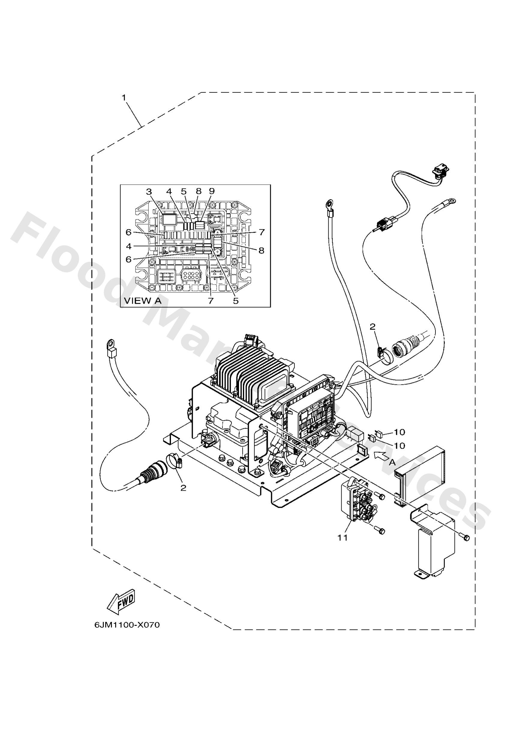 Yamaha 67F821513000 Fuse (3a)
