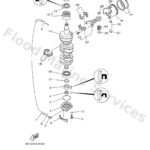 Genuine Yamaha 68811603A000 - Piston ring set (std) - Supplied by Flood Marine