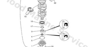 Genuine Yamaha Piston ring set (std)