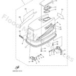 Genuine Yamaha 688426180000 - Air shroud, top cowling - Supplied by Flood Marine