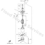 Genuine Yamaha 689818001300 - Starting motor assy - Supplied by Flood Marine