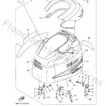 Genuine Yamaha 68L42610504D - Top cowling assy - Supplied by Flood Marine