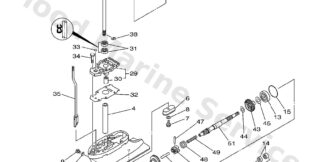 Genuine Yamaha 68T45315A000 - Packing, lower casing - Supplied by Flood Marine