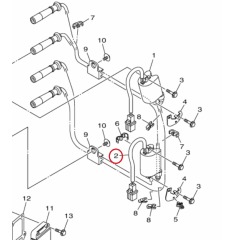 Yamaha 68V823101100 Ignition coil assy