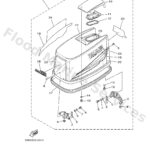Genuine Yamaha 69242610404D - Top cowling assy - Supplied by Flood Marine