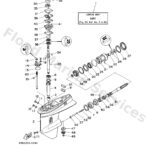 Genuine Yamaha 69745300014D - Lower unit assy - Supplied by Flood Marine