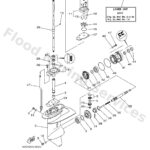 Genuine Yamaha 69C45300114D - Lower unit assy - Supplied by Flood Marine