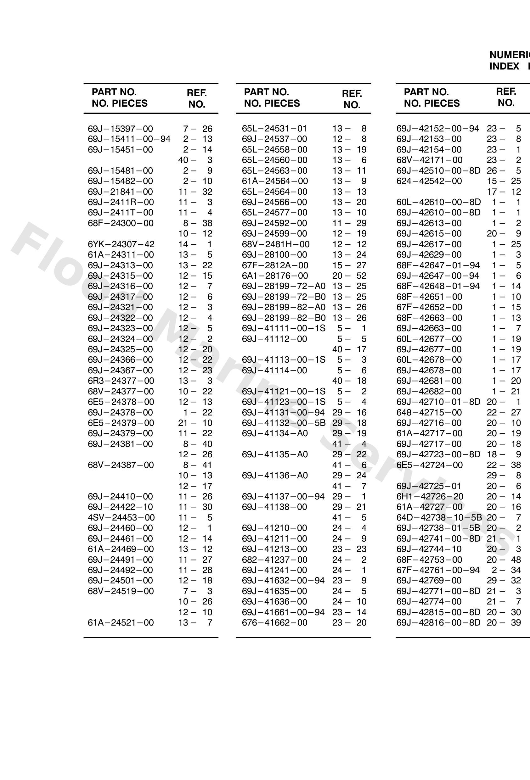 Yamaha 69J154110094 Cover, crankcase 1