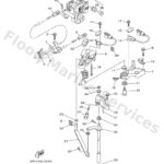 Genuine Yamaha 69J441201200 - Handle gear shift assy - Supplied by Flood Marine