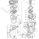 Genuine Yamaha 69J451521000 - Cover, upper casing 2 - Supplied by Flood Marine