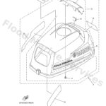 Genuine Yamaha 69MG261A0000 - Top cowling comp - Supplied by Flood Marine