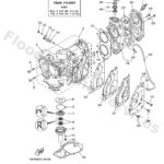 Genuine Yamaha 69P151000000 - Crankcase assy - Supplied by Flood Marine