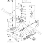 Genuine Yamaha 69P45300104D - Lower unit assy - Supplied by Flood Marine