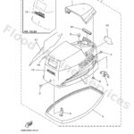 Genuine Yamaha 69S42610204D - Top cowling assy - Supplied by Flood Marine