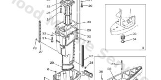 Genuine Yamaha Gasket, upper casing