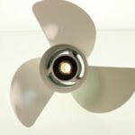 Genuine Yamaha 6E5459490000 - Propeller (3×13-5/8″x13″-k) - Supplied by Flood Marine