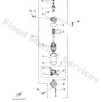 Genuine Yamaha 6E5818001200 - Starting motor assy - Supplied by Flood Marine