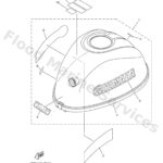 Genuine Yamaha 6EGG26100100 - Top cowling assy - Supplied by Flood Marine