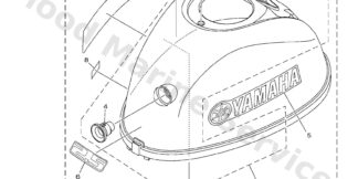 Genuine Yamaha Top cowling w/o gr