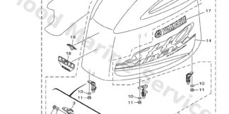 Genuine Yamaha Top cowling w/o graphics