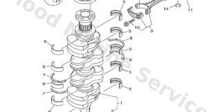 Genuine Yamaha Crankshaft