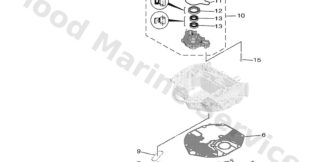 Genuine Yamaha Oil Pump Assembly