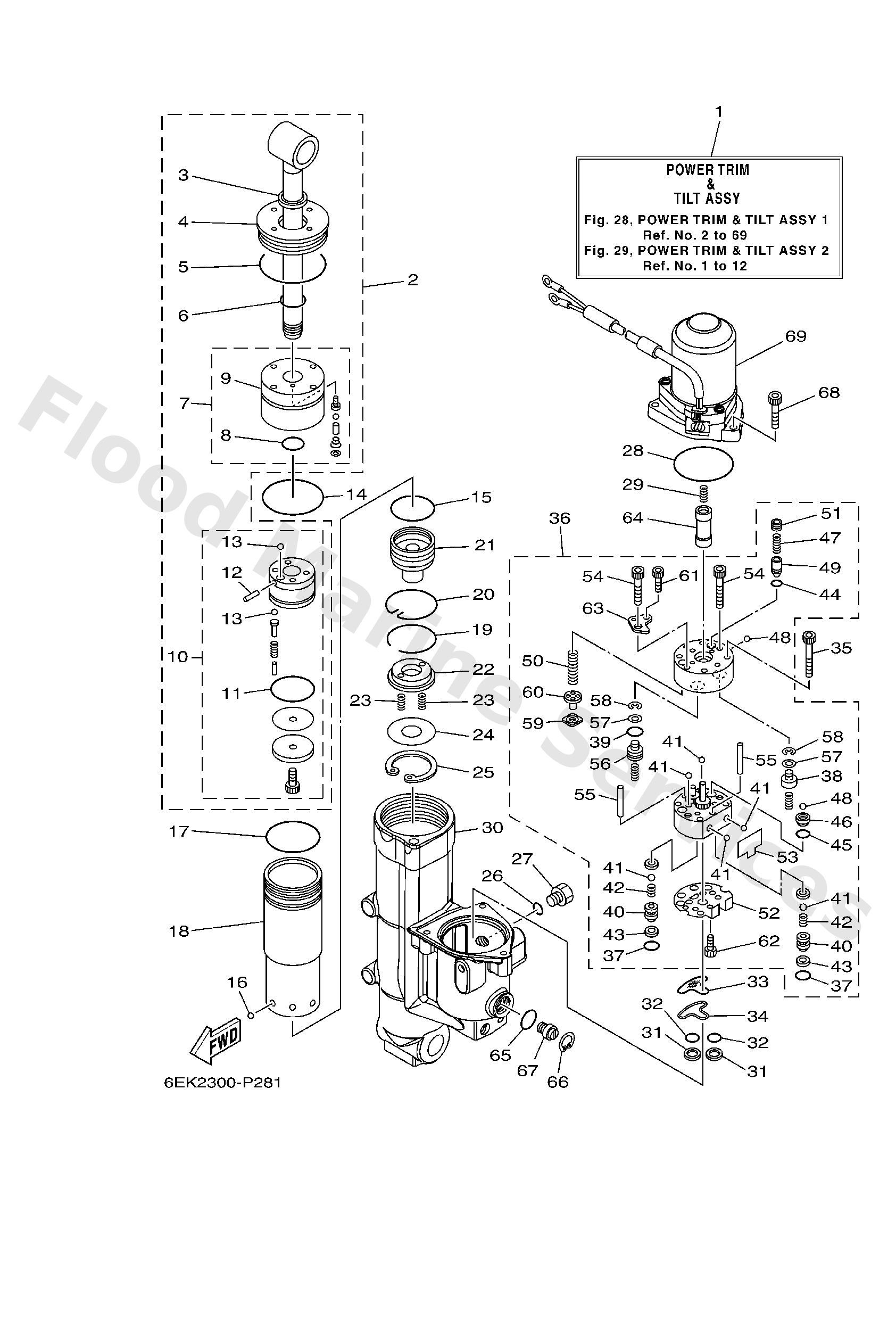 Yamaha 6EK438800000 Motor assy