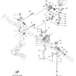 Genuine Yamaha 6EK441200100 - Handle gear shift assy - Supplied by Flood Marine