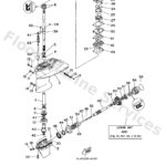 Genuine Yamaha 6F545312014D - Casing, lower 2 - Supplied by Flood Marine