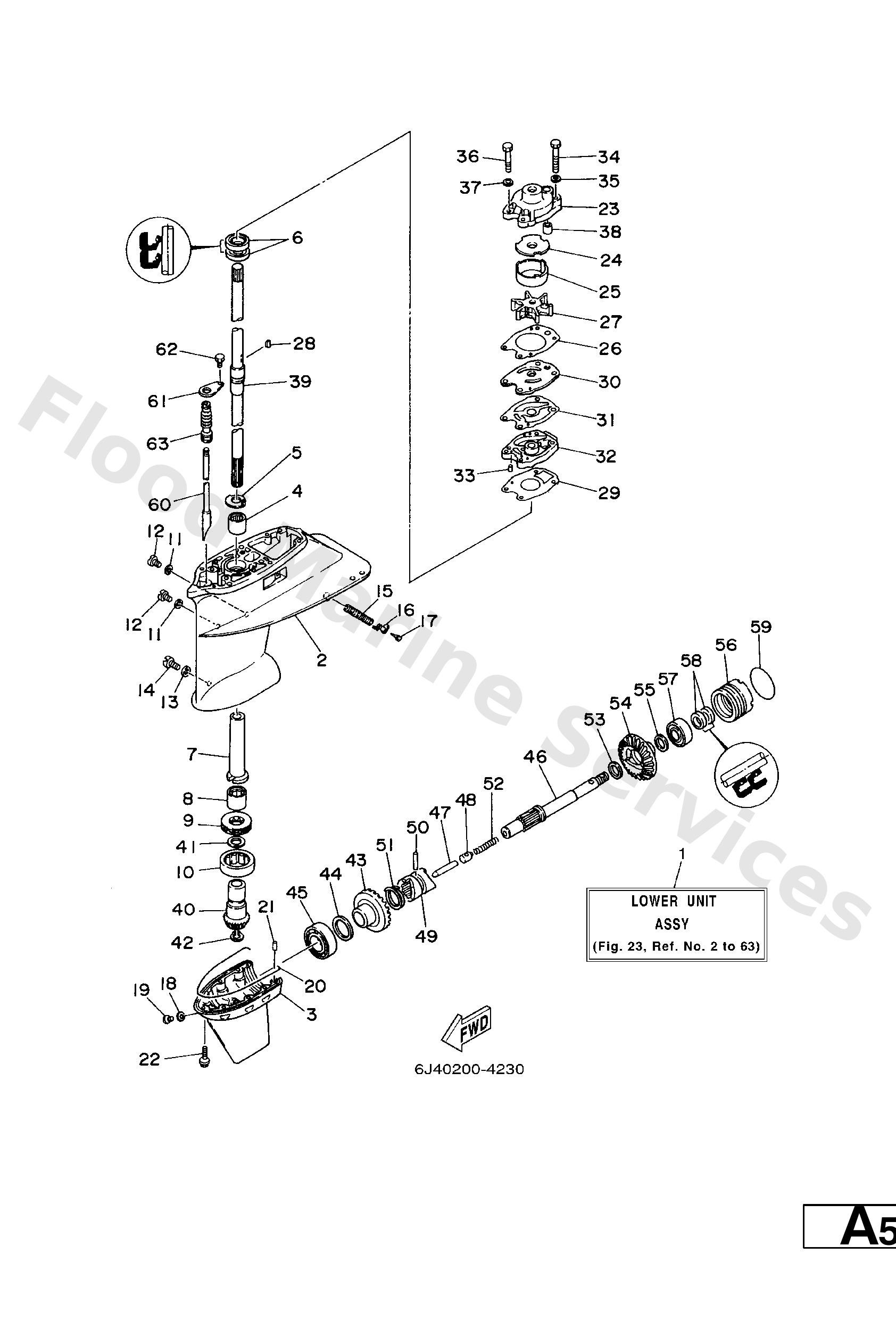 Yamaha 6F5455510000 Pinion (13t)