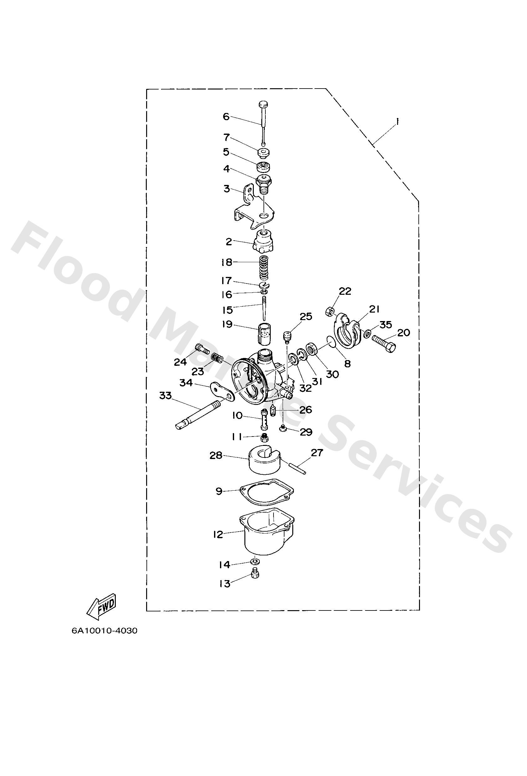 Yamaha 6F8141160000 Needle