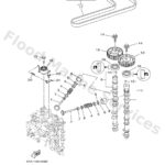 Genuine Yamaha 6FA115A00000 - Driven gear assy - Supplied by Flood Marine