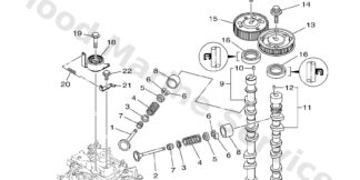 Genuine Yamaha Driven gear Assembly